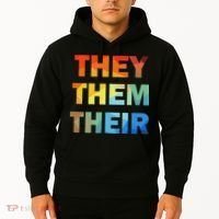 They Them Their Nb Pronoun Pride Hoodie thumb 2