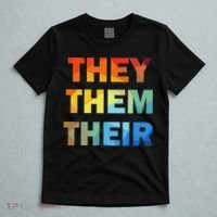 They Them Their Nb Pronoun Pride T-Shirt thumb 5