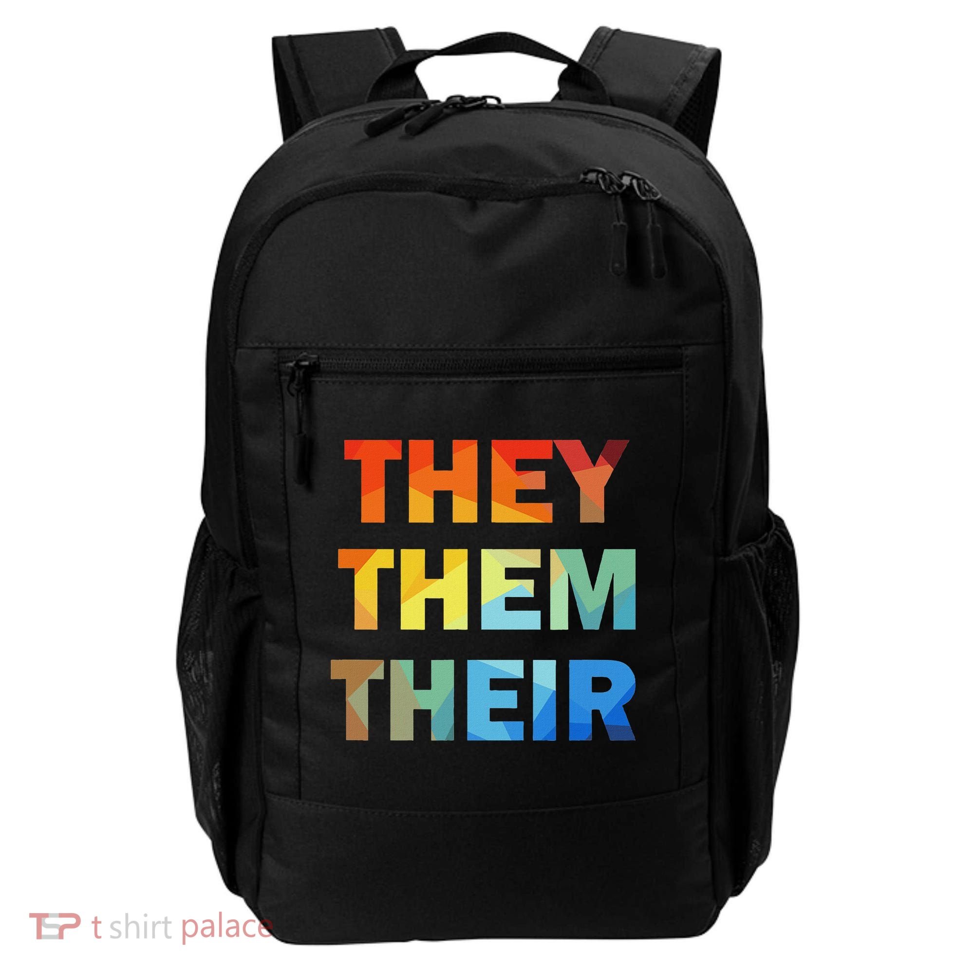 They Them Their Nb Pronoun Pride Backpack