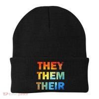 They Them Their Nb Pronoun Pride Beanie thumb 0