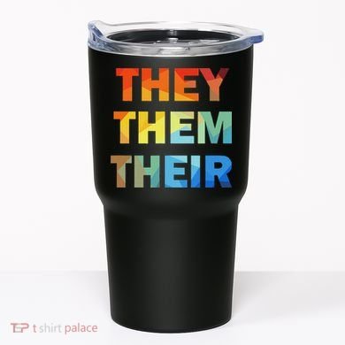 They Them Their Nb Pronoun Pride Tumbler
