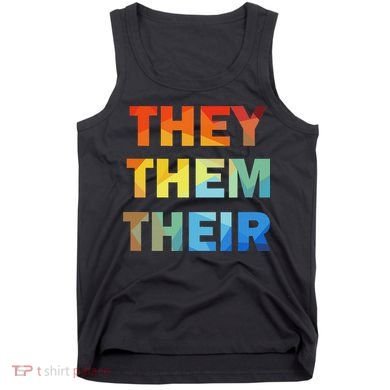 They Them Their Nb Pronoun Pride Tank Top