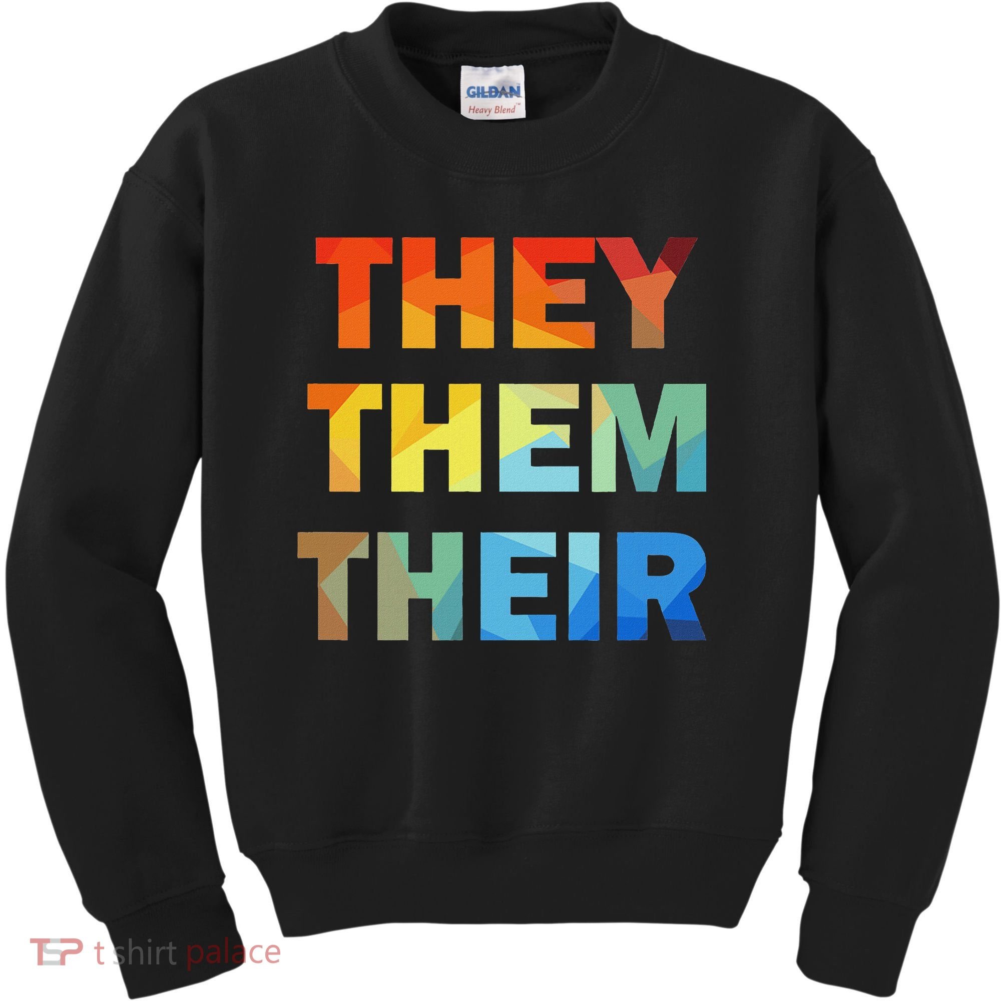 They Them Their Nb Pronoun Pride Kids Sweatshirt