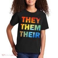 They Them Their Nb Pronoun Pride Kids T-Shirt thumb 2