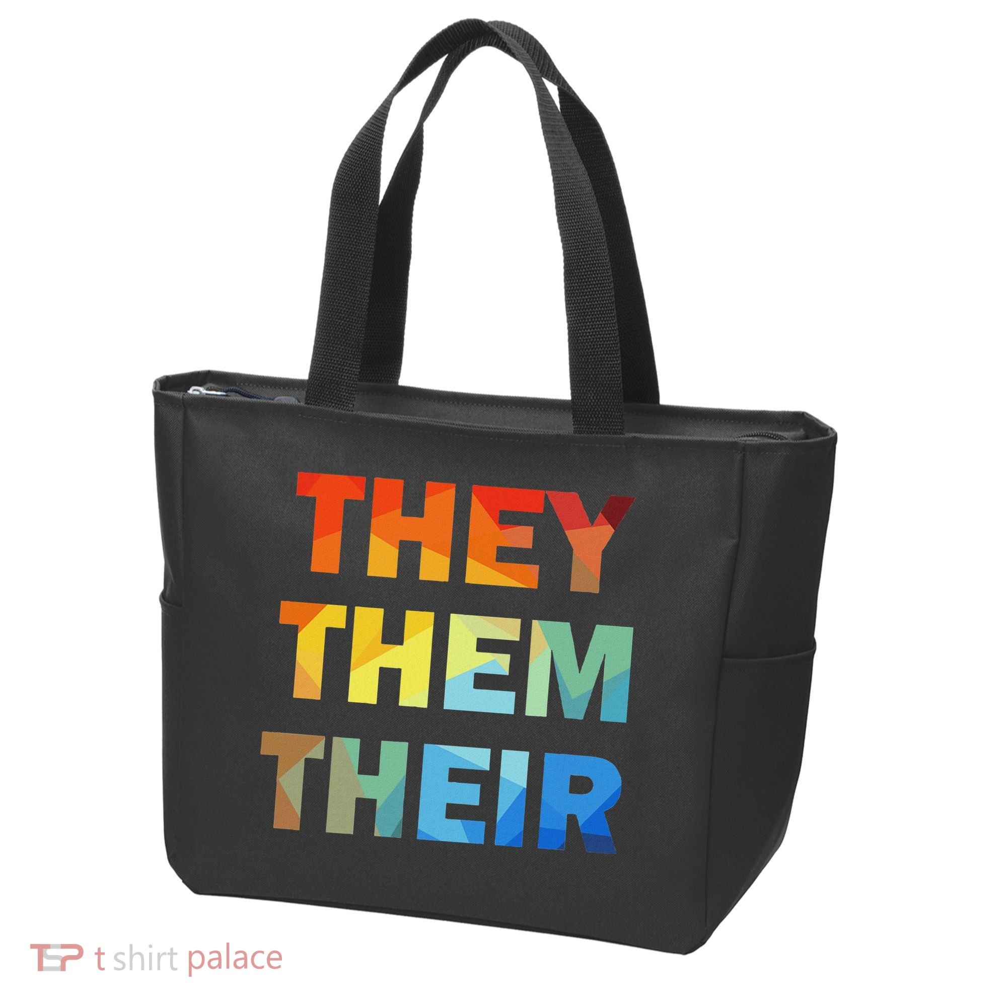 They Them Their Nb Pronoun Pride Tote Bag