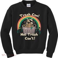 Trash Talker Trash Can Not Trash Can Kids Sweatshirt thumb 0