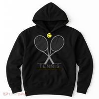 Tennis Trendy Tennis Rackets Ball Hoodie thumb 0