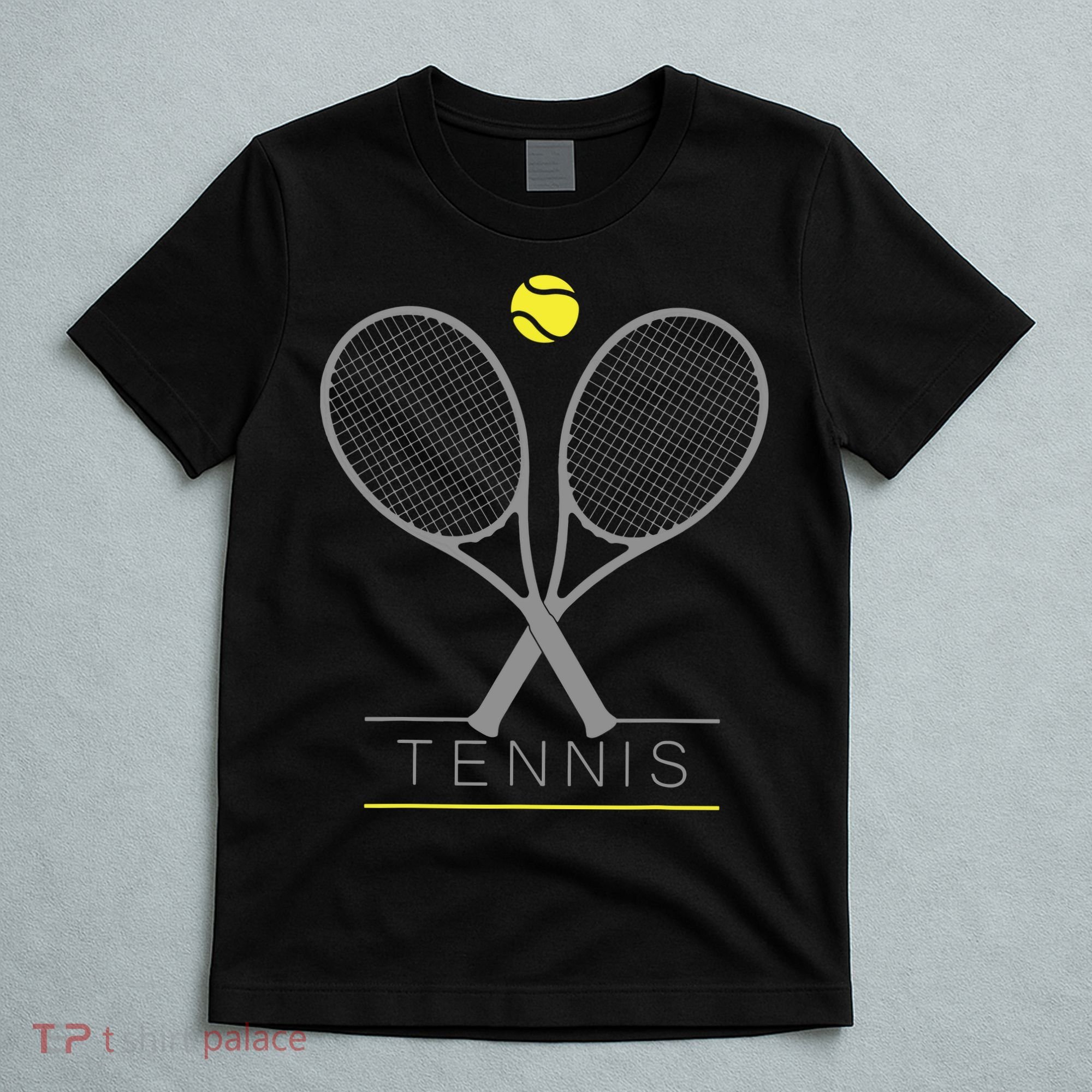 Tennis Trendy Tennis Rackets Ball T-Shirt