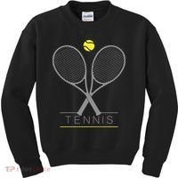 Tennis Trendy Tennis Rackets Ball Kids Sweatshirt thumb 0