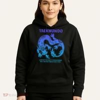 Taekwondo Tkd Tae Kwon Do Dragon Art Martial Arts Graphic Hoodie thumb 5