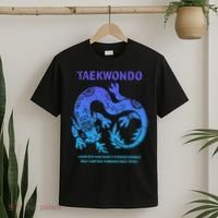 Taekwondo Tkd Tae Kwon Do Dragon Art Martial Arts Graphic T-Shirt thumb 2