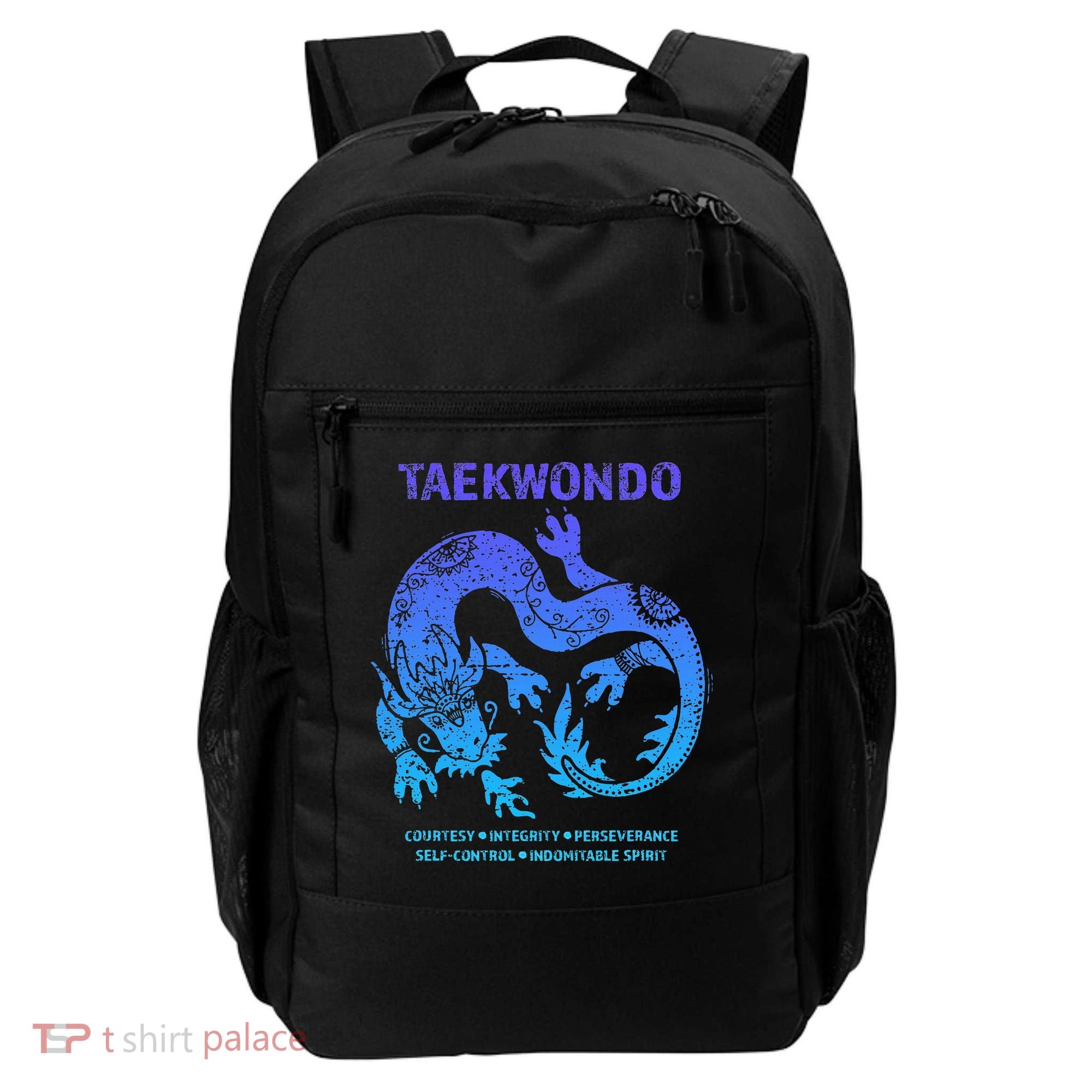 Taekwondo Tkd Tae Kwon Do Dragon Art Martial Arts Graphic Backpack
