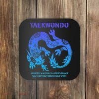Taekwondo Tkd Tae Kwon Do Dragon Art Martial Arts Graphic Coaster thumb 0