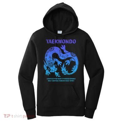 Taekwondo Tkd Tae Kwon Do Dragon Art Martial Arts Graphic Women's Hoodie