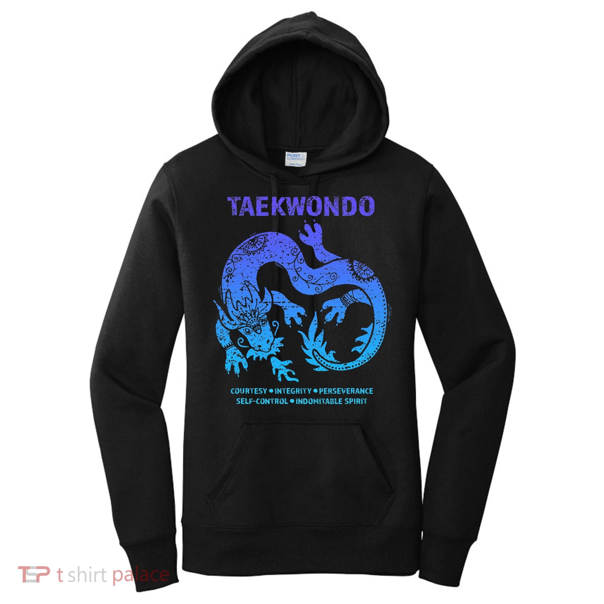 Taekwondo Tkd Tae Kwon Do Dragon Art Martial Arts Graphic Women's Hoodie