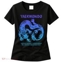 Taekwondo Tkd Tae Kwon Do Dragon Art Martial Arts Graphic Women's T-Shirt thumb 0