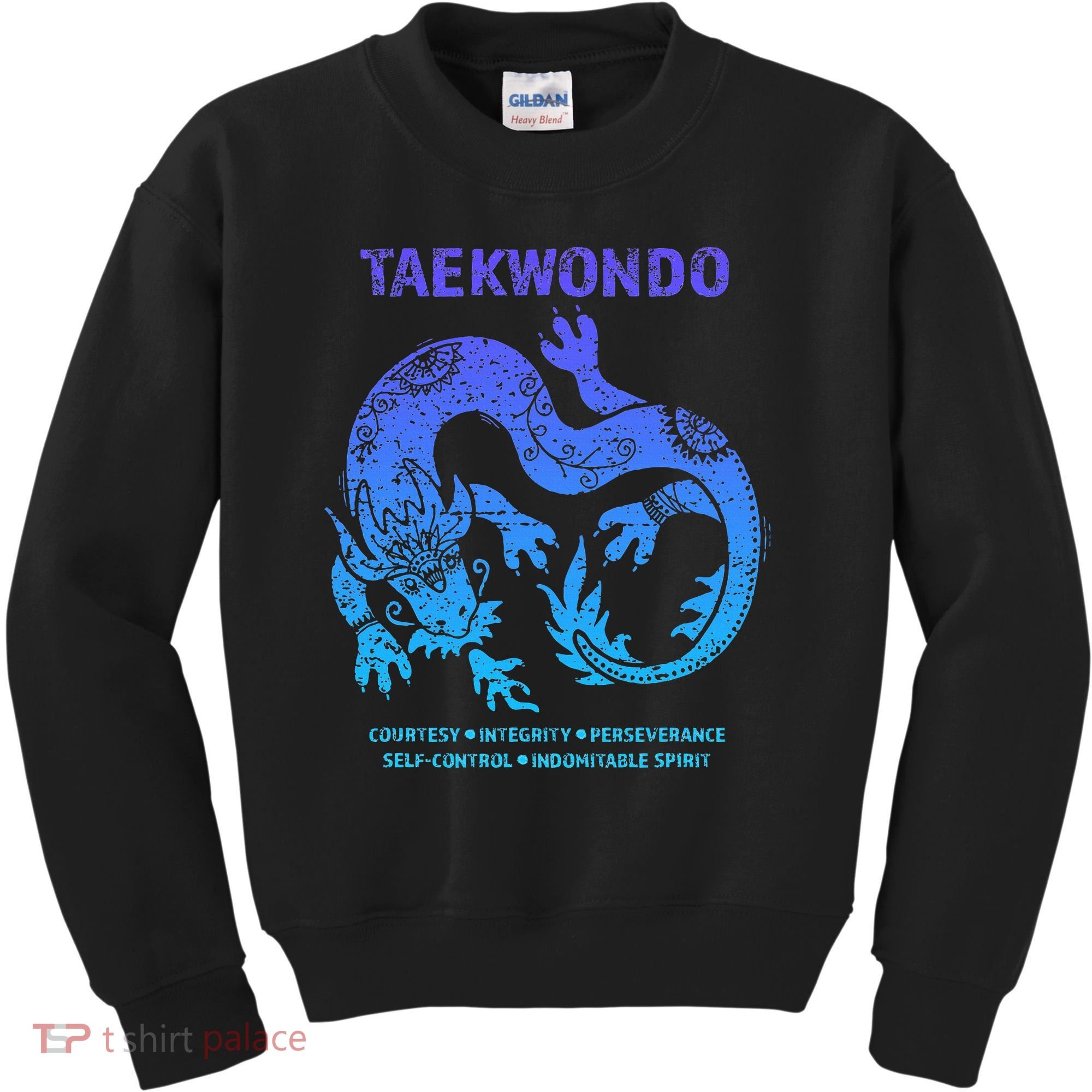 Taekwondo Tkd Tae Kwon Do Dragon Art Martial Arts Graphic Kids Sweatshirt