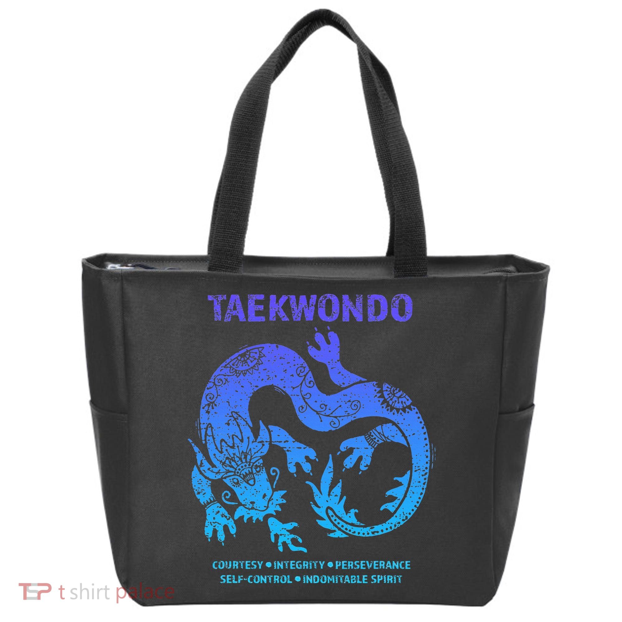 Taekwondo Tkd Tae Kwon Do Dragon Art Martial Arts Graphic Tote Bag