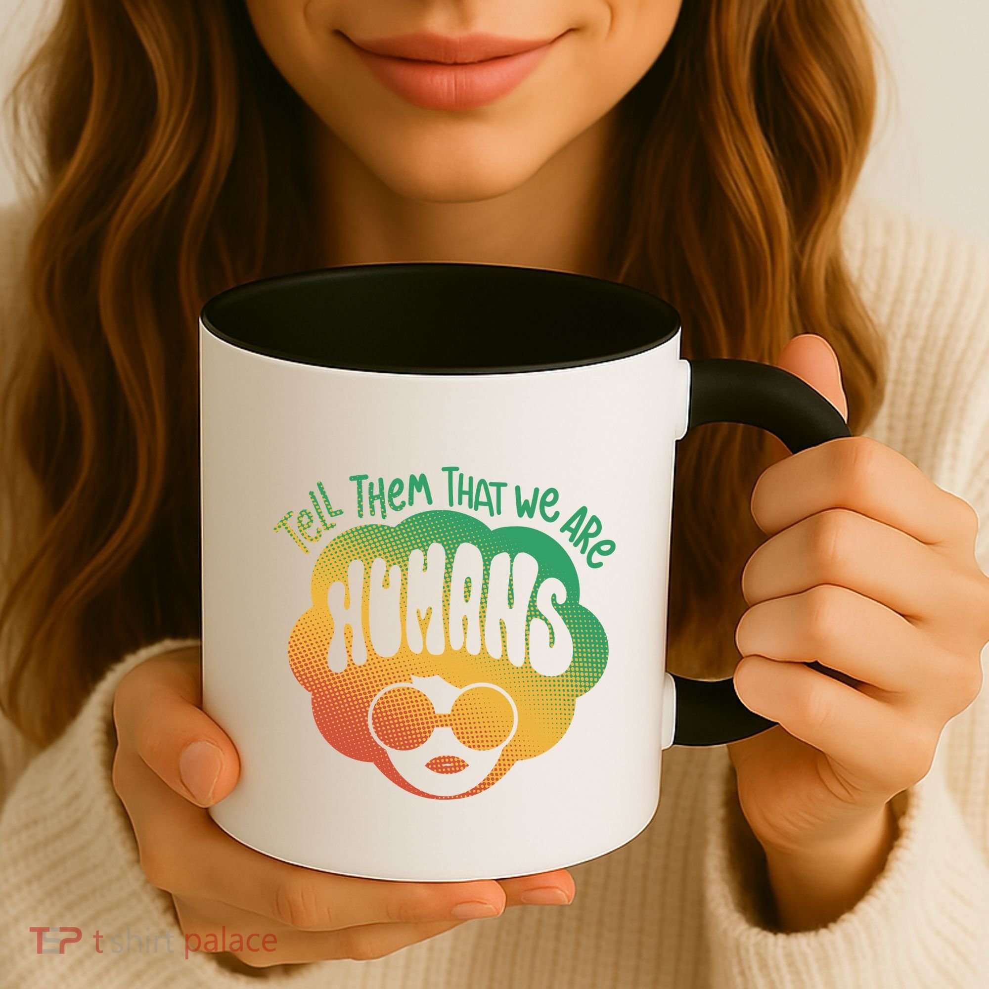 Tell Them That We Are Humans Juneteenth Coffee Mug