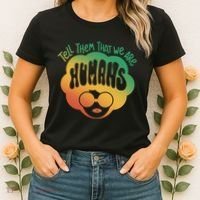 Tell Them That We Are Humans Juneteenth Women's T-Shirt thumb 2