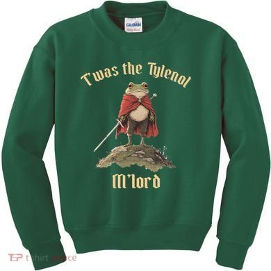 Twas The Tylenol M'lord Kids Sweatshirt