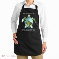 The Turtle There Is No Planet B Earth Day 2024 Apron thumb 2