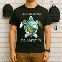 The Turtle There Is No Planet B Earth Day 2024 T-Shirt thumb 6
