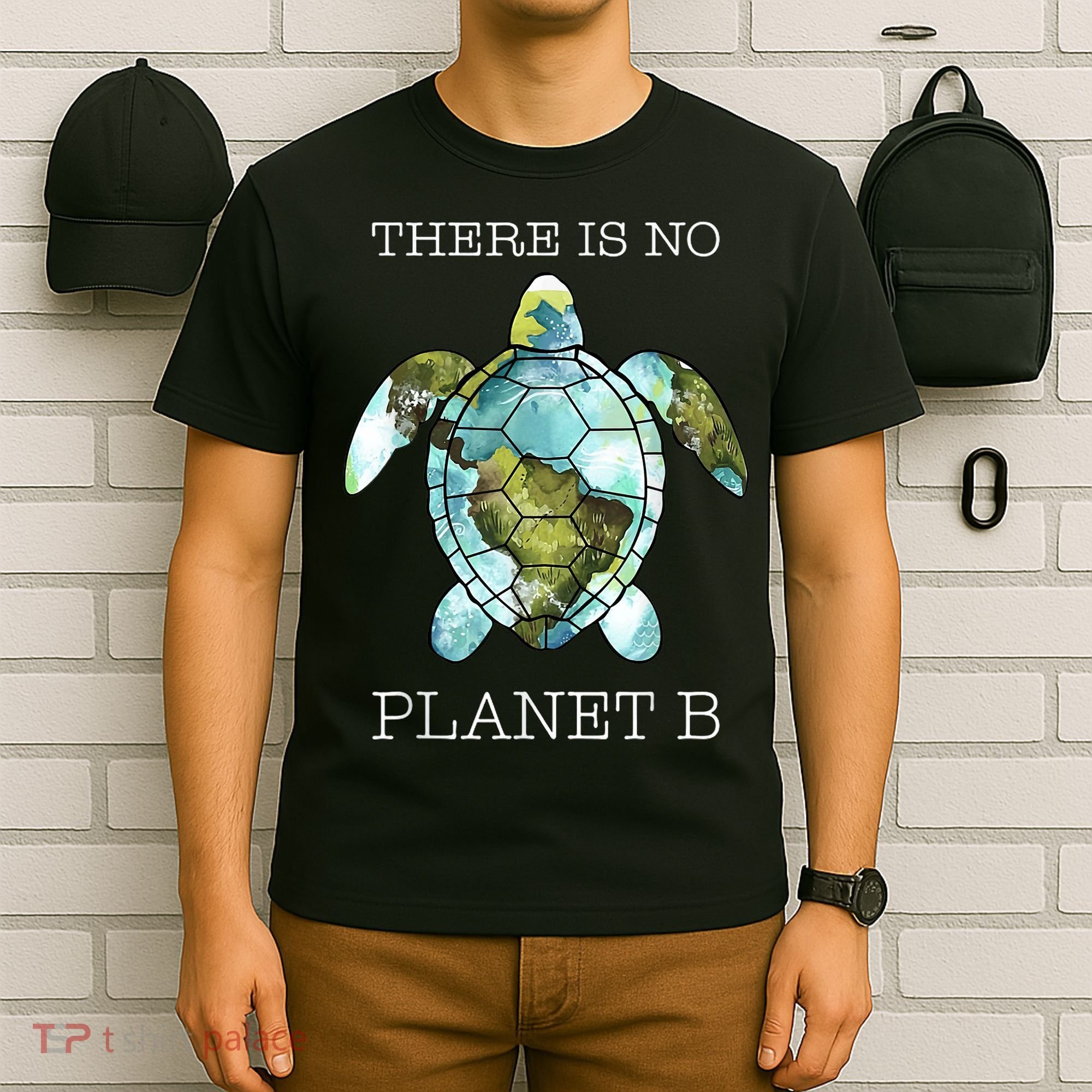The Turtle There Is No Planet B Earth Day 2024 T-Shirt