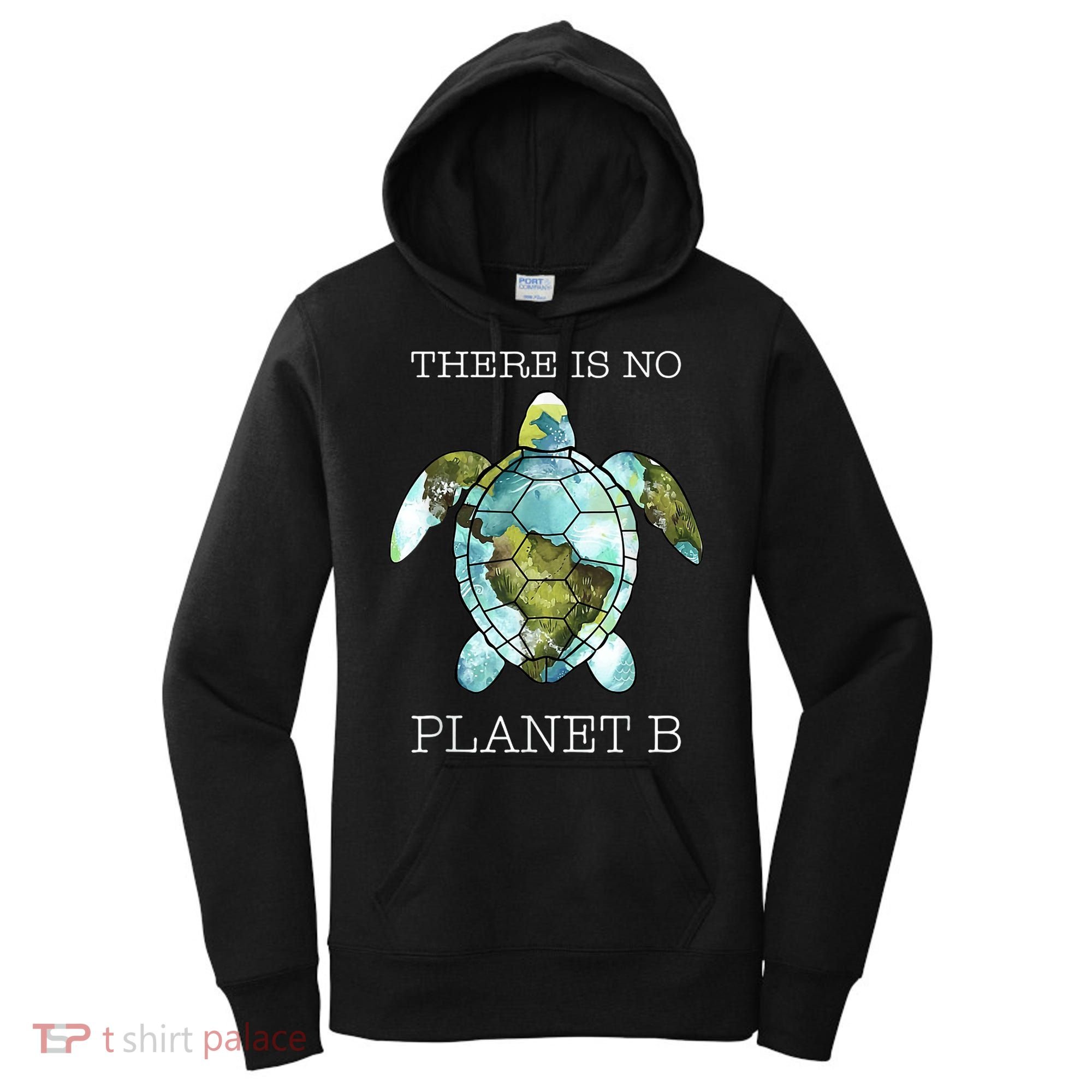 The Turtle There Is No Planet B Earth Day 2024 Women's Hoodie