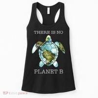 The Turtle There Is No Planet B Earth Day 2024 Women's Tank Top thumb 0