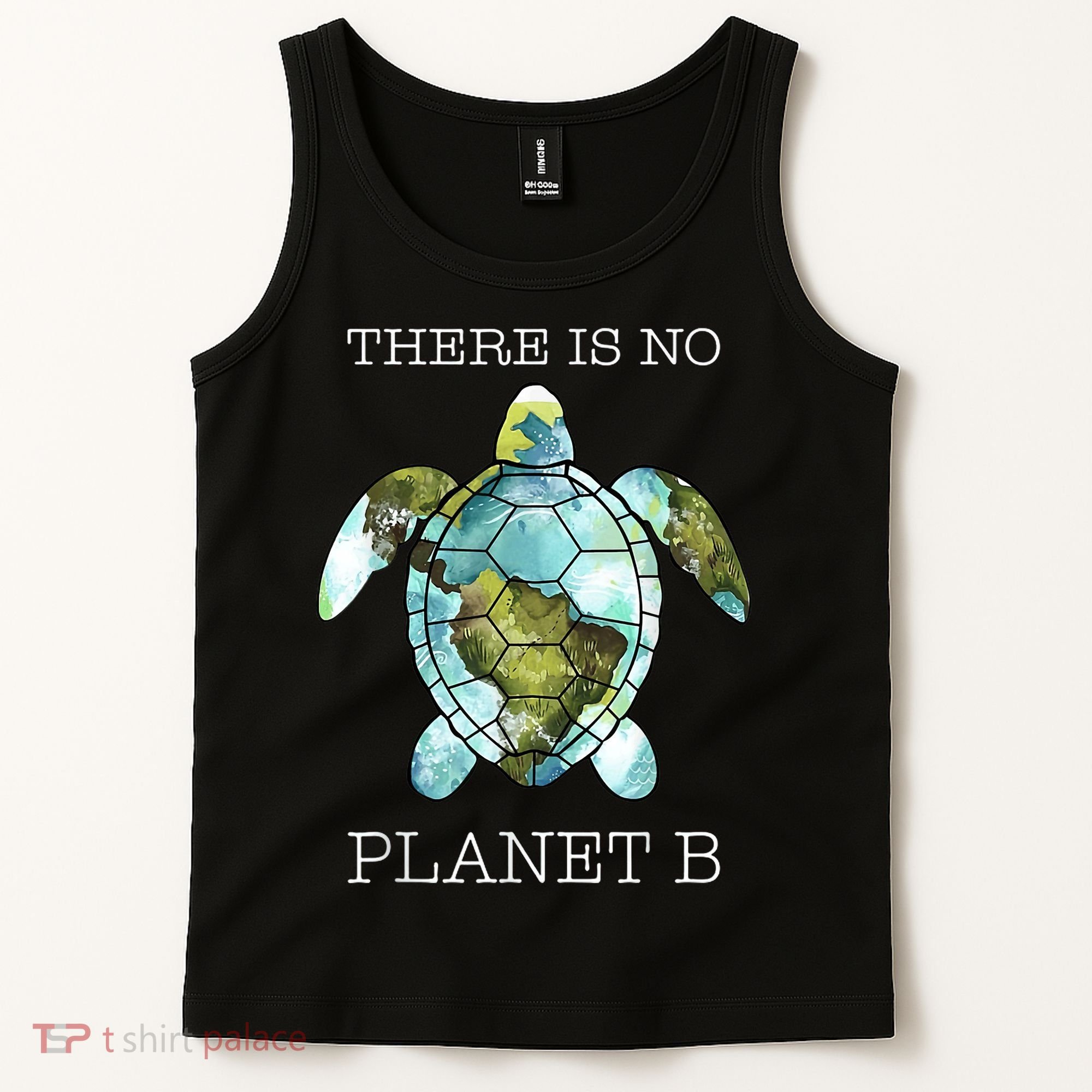 The Turtle There Is No Planet B Earth Day 2024 Tank Top