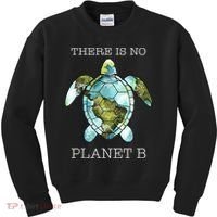 The Turtle There Is No Planet B Earth Day 2024 Kids Sweatshirt thumb 0