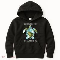 The Turtle There Is No Planet B Earth Day 2024 Kids Hoodie thumb 0