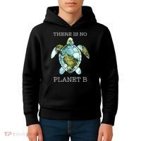 The Turtle There Is No Planet B Earth Day 2024 Kids Hoodie thumb 4