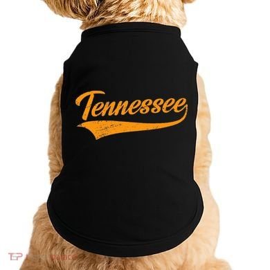 Tennessee Tn Throwback Distressed Doggie Tank