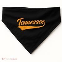 Tennessee Tn Throwback Distressed USA-Made Doggie Bandana thumb 0