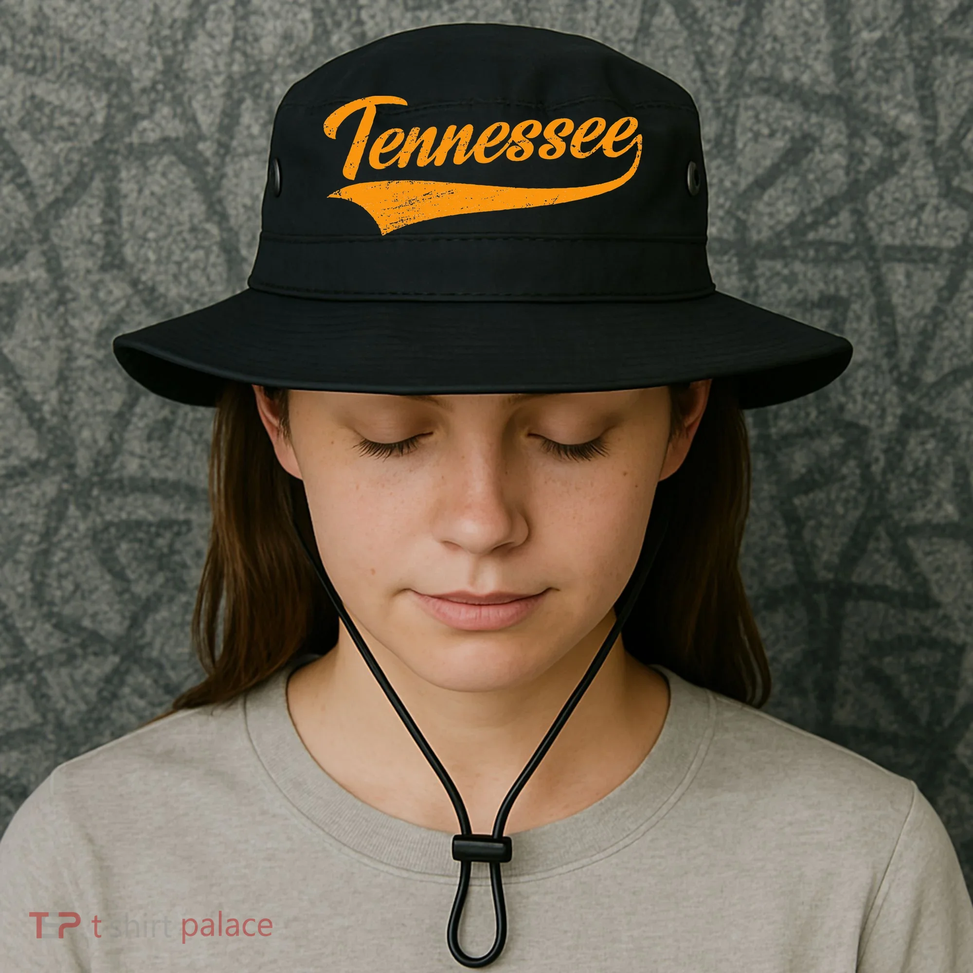 Tennessee Tn Throwback Distressed Bucket Hat