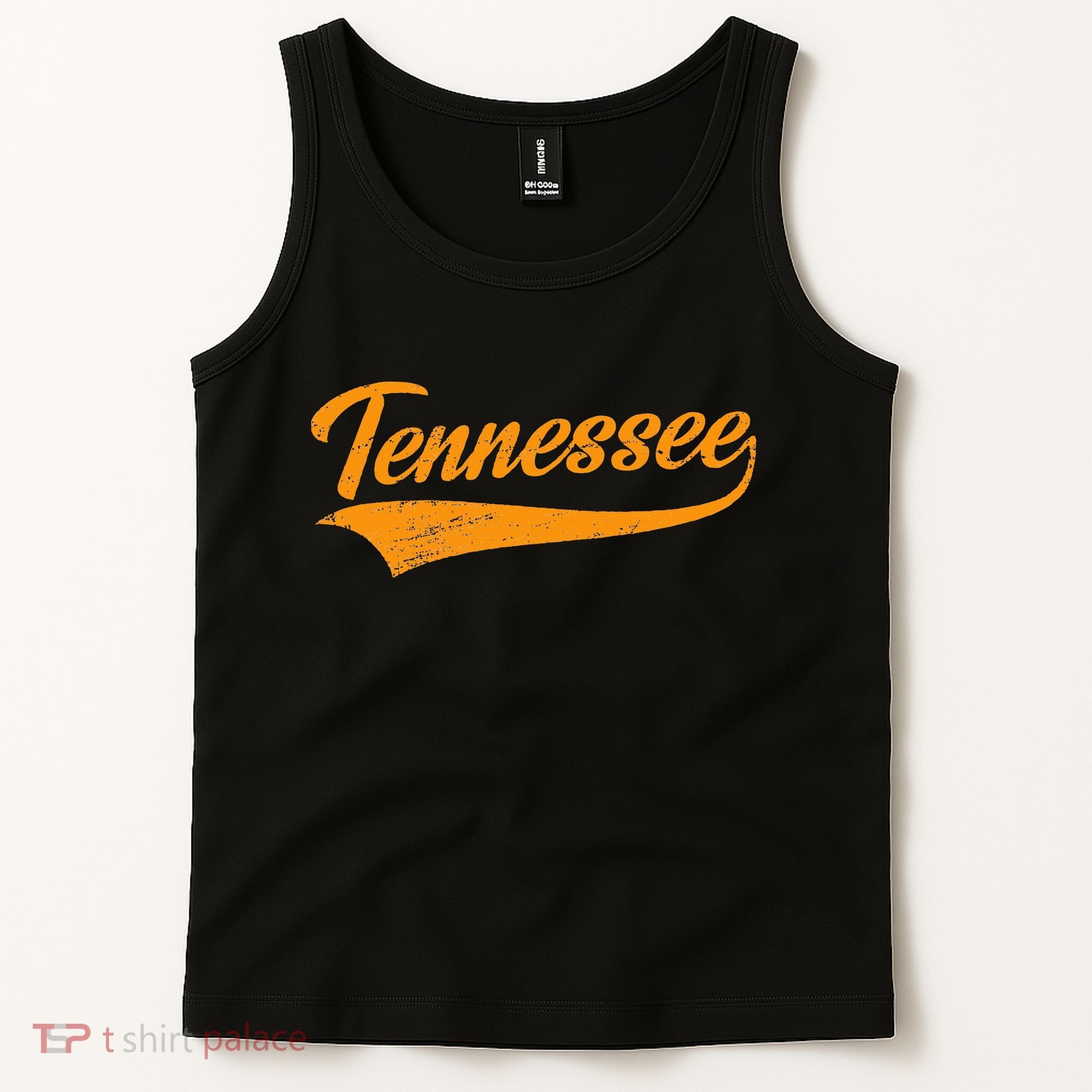 Tennessee Tn Throwback Distressed Tank Top