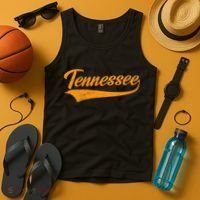 Tennessee Tn Throwback Distressed Tank Top thumb 4