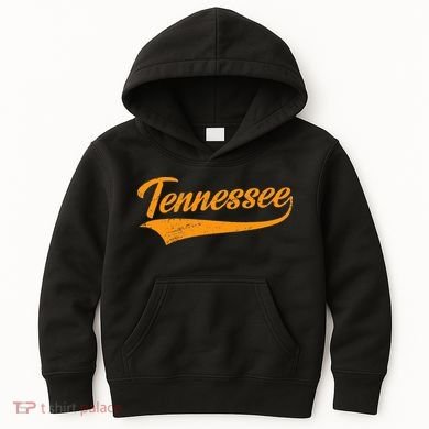 Tennessee Tn Throwback Distressed Kids Hoodie