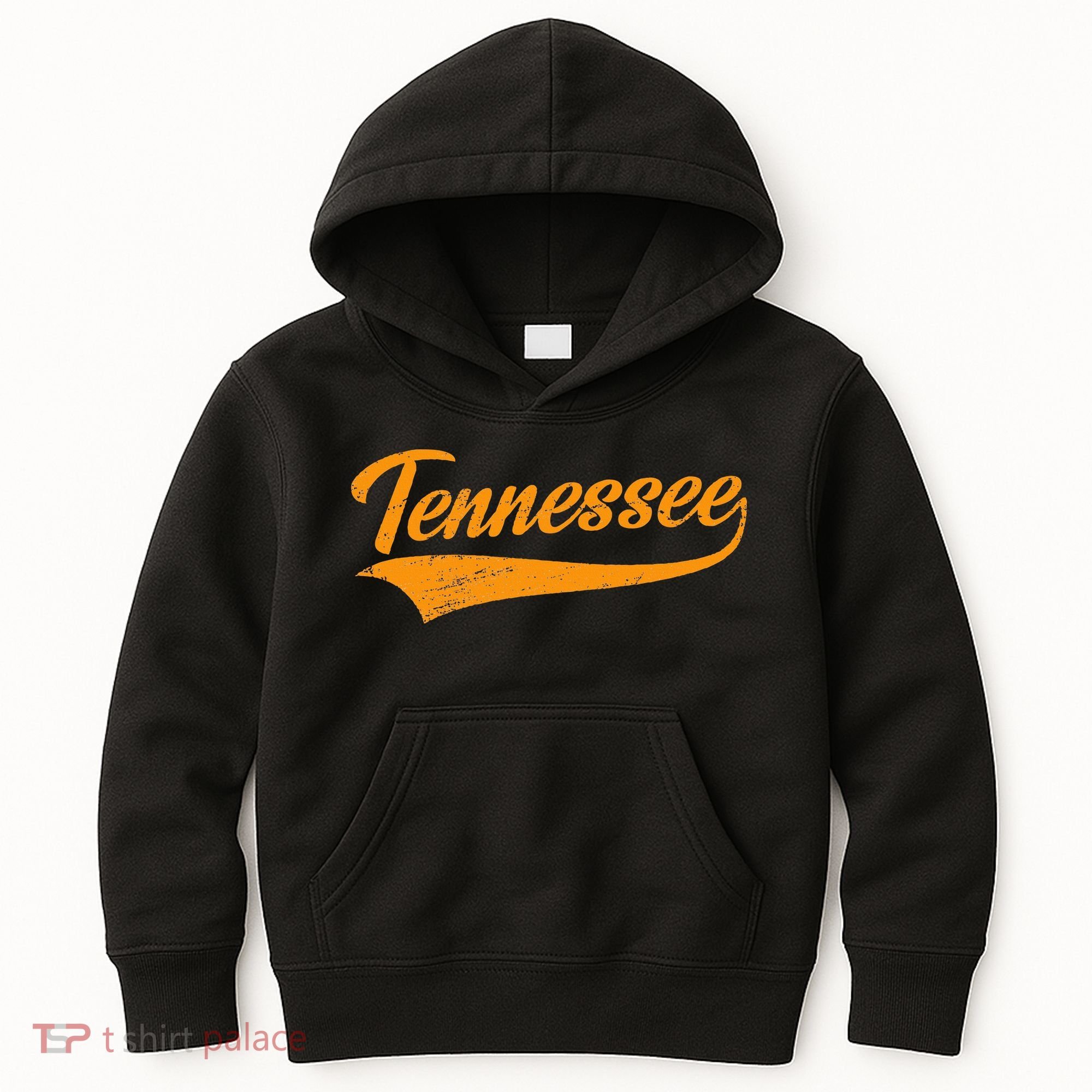 Tennessee Tn Throwback Distressed Kids Hoodie