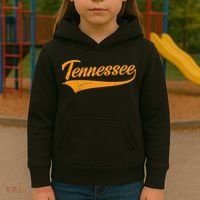 Tennessee Tn Throwback Distressed Kids Hoodie thumb 3