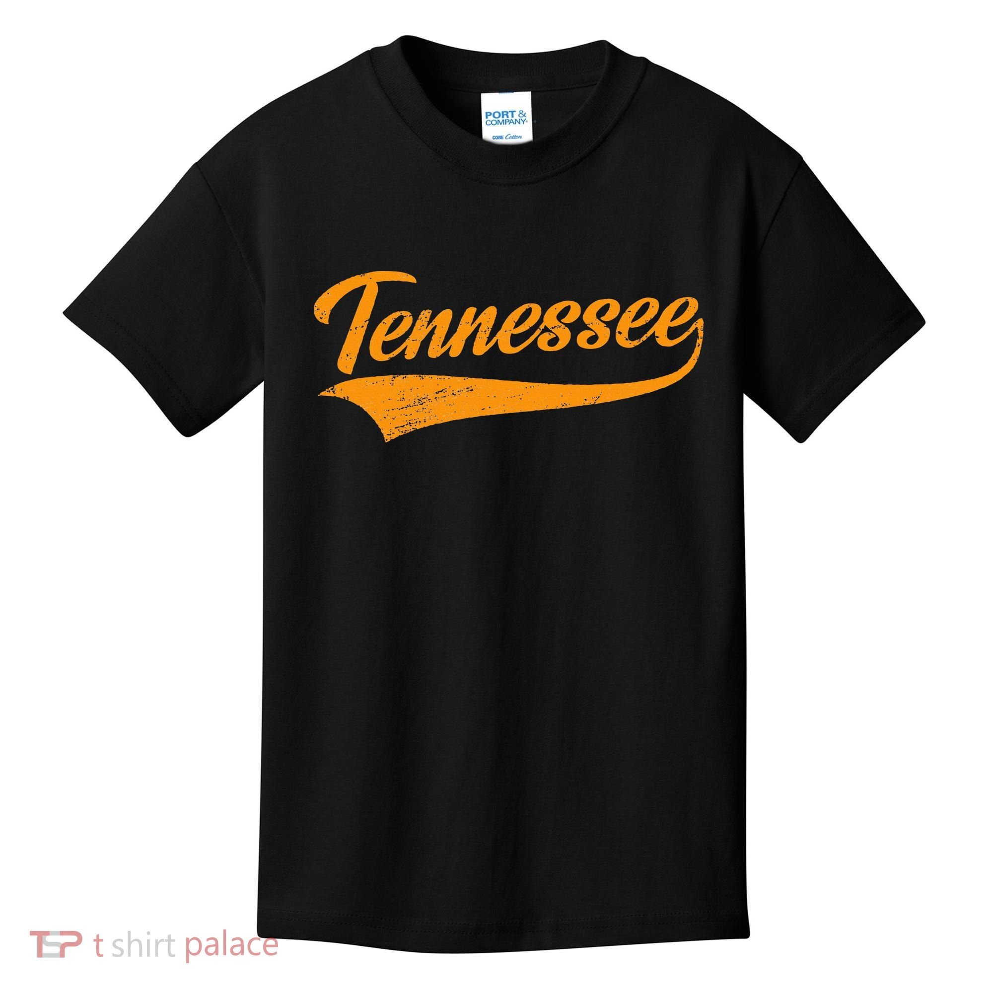 Tennessee Tn Throwback Distressed Kids T-Shirt