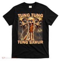 Tung Tung Tung Sahur Funny Meme Brainrot Humor Gen Z T-Shirt thumb 0