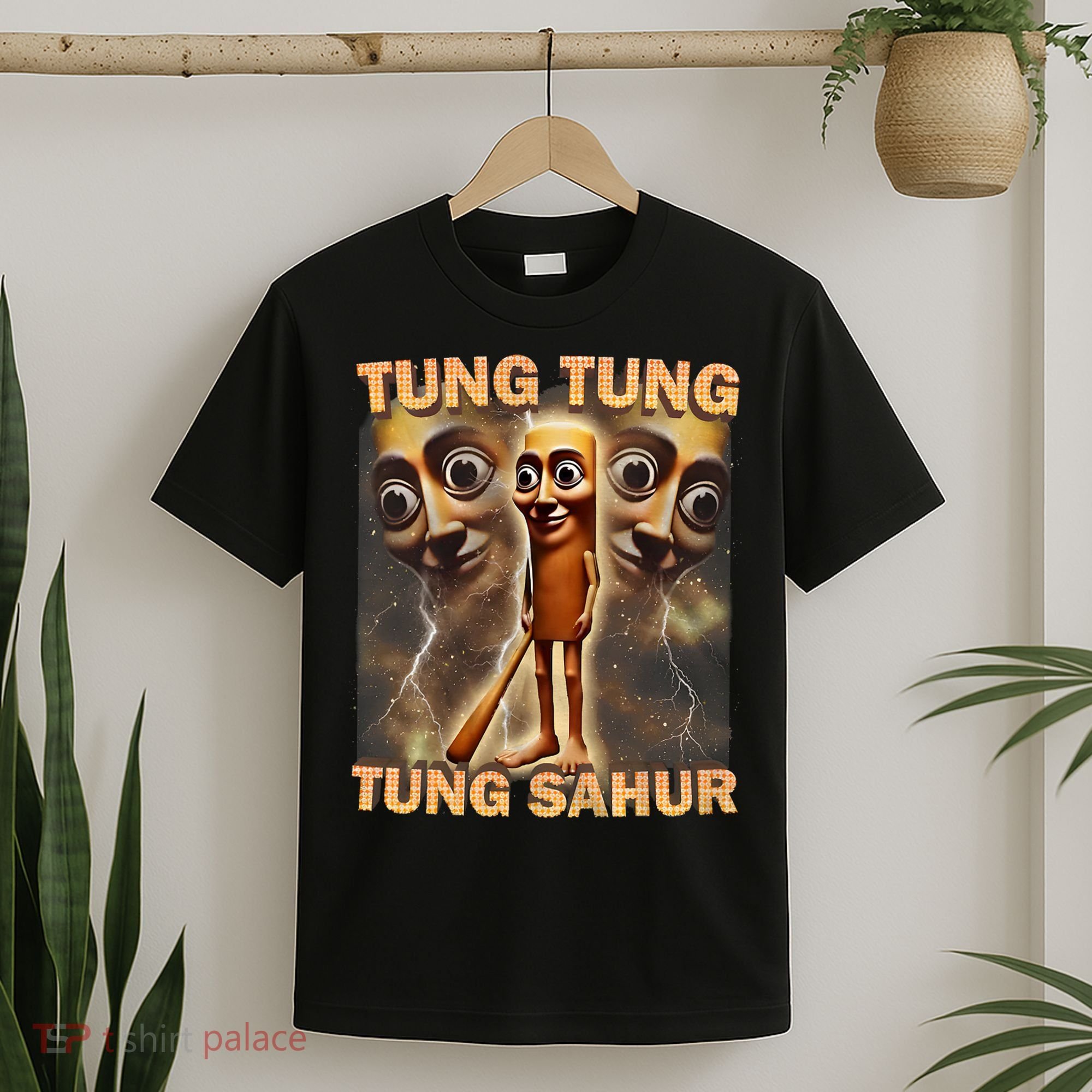 Tung Tung Tung Sahur Funny Meme Brainrot Humor Gen Z T-Shirt