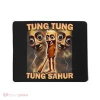 Tung Tung Tung Sahur Funny Meme Brainrot Humor Gen Z Mousepad thumb 0