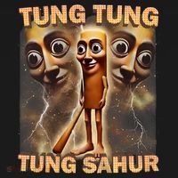 Tung Tung Tung Sahur Funny Meme Brainrot Humor Gen Z Women's T-Shirt thumb 6