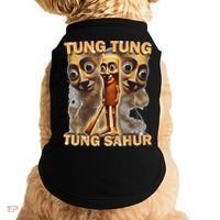 Tung Tung Tung Sahur Is Calling Funny Italian Brainrot Doggie Tank thumb 0