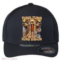Tung Tung Tung Sahur Is Calling Funny Italian Brainrot Flexfit Unipanel Trucker Cap thumb 0