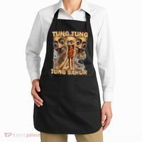 Tung Tung Tung Sahur Is Calling Funny Italian Brainrot Apron thumb 2